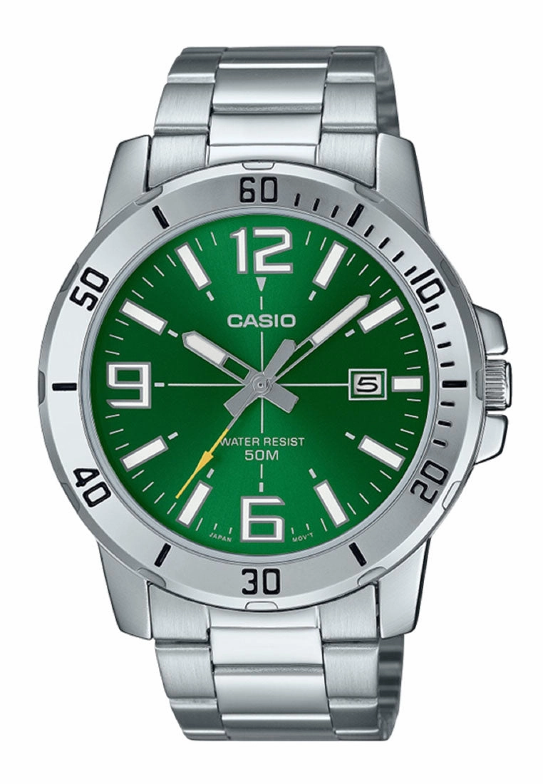 Casio MTP-VD01D-3B Analog Stainless Steel Strap Watch For Men