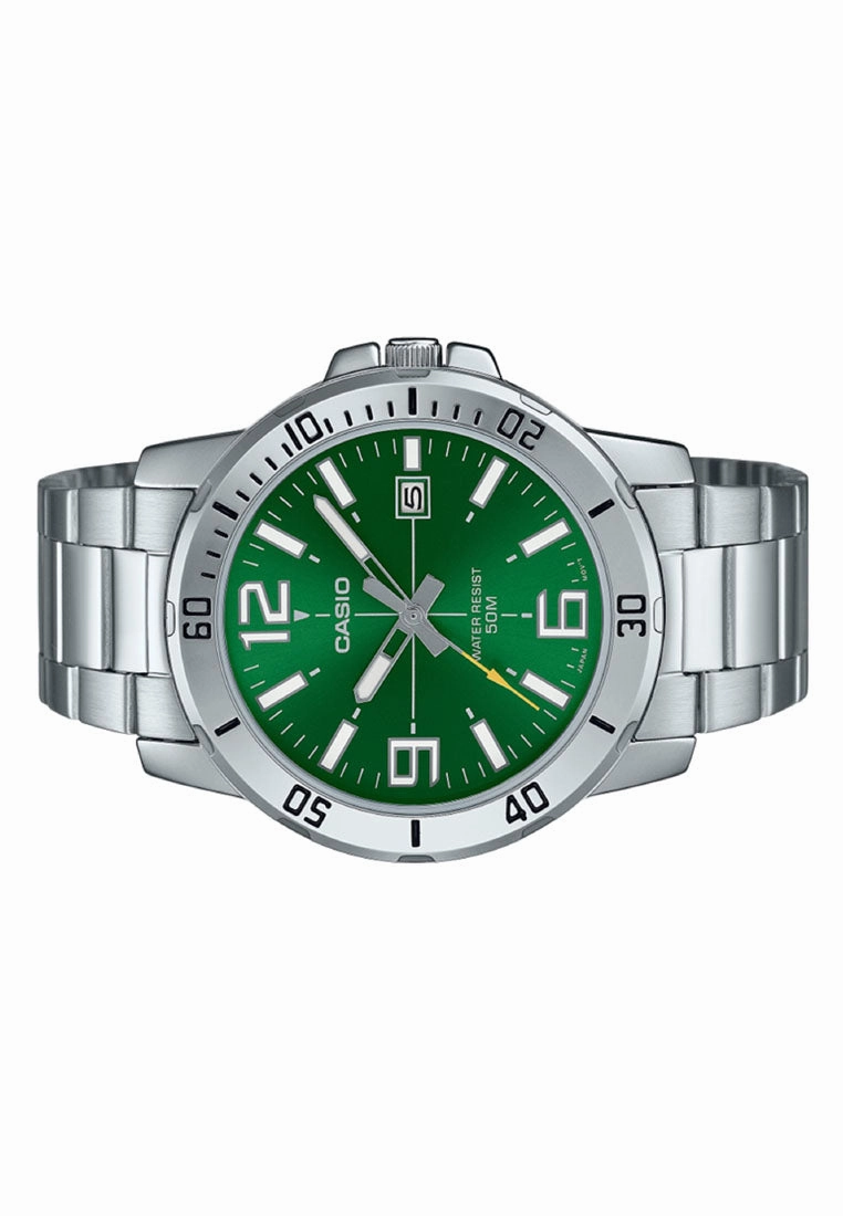 Casio MTP-VD01D-3B Analog Stainless Steel Strap Watch For Men