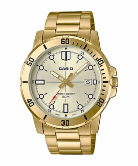 Casio MTP-VD01G-9EVUDF Gold Stainless Watch for Men