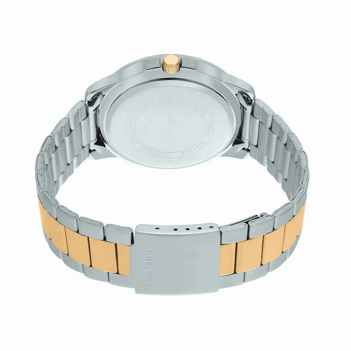 Casio MTP-VD01SG-1B Two-Toned Stainless Watch for Men