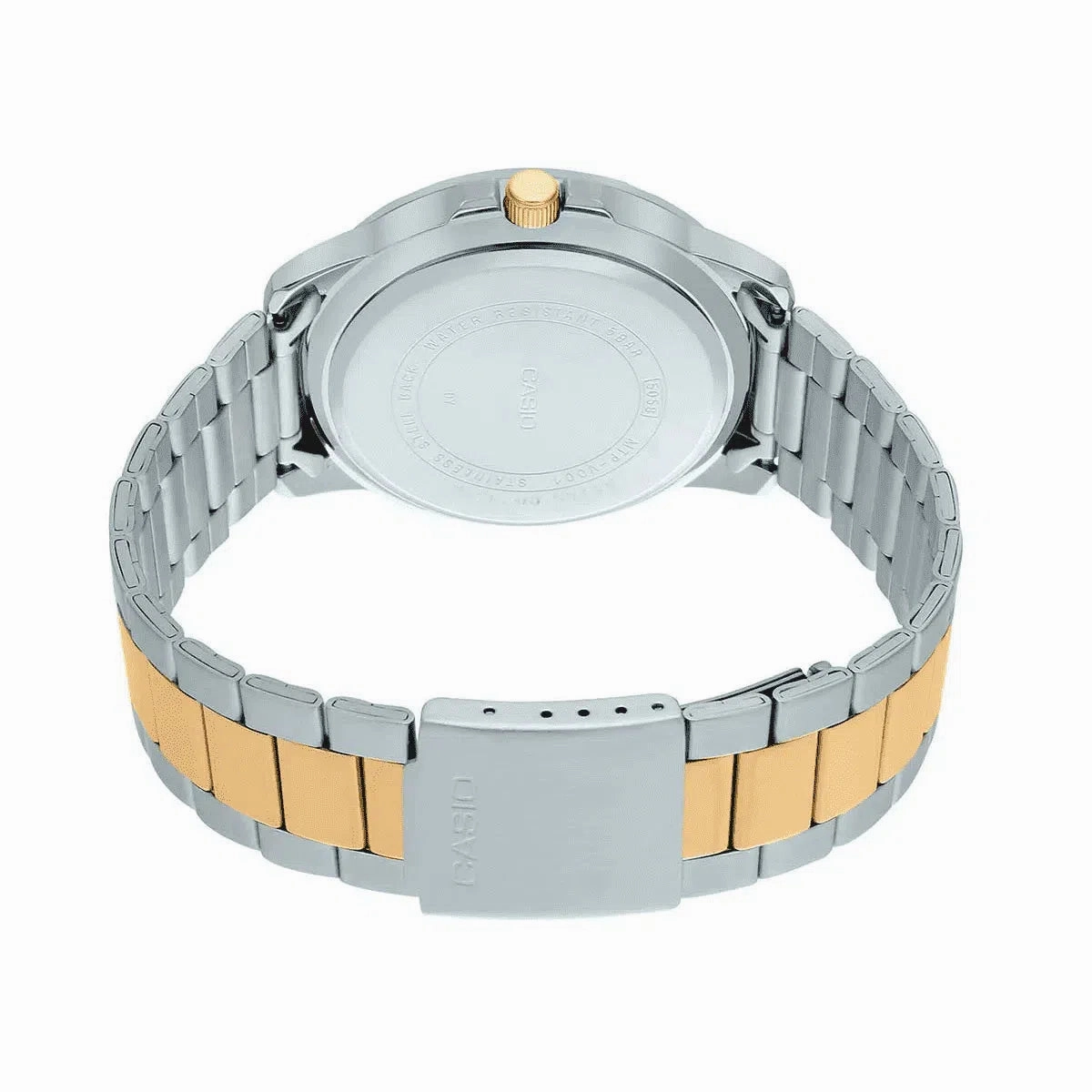 Casio MTP-VD01SG-1B Two-Toned Stainless Watch for Men