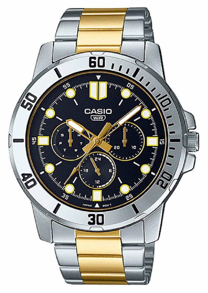 Casio MTP-VD300SG-1E Analog Stainless Steel Strap Watch For Men