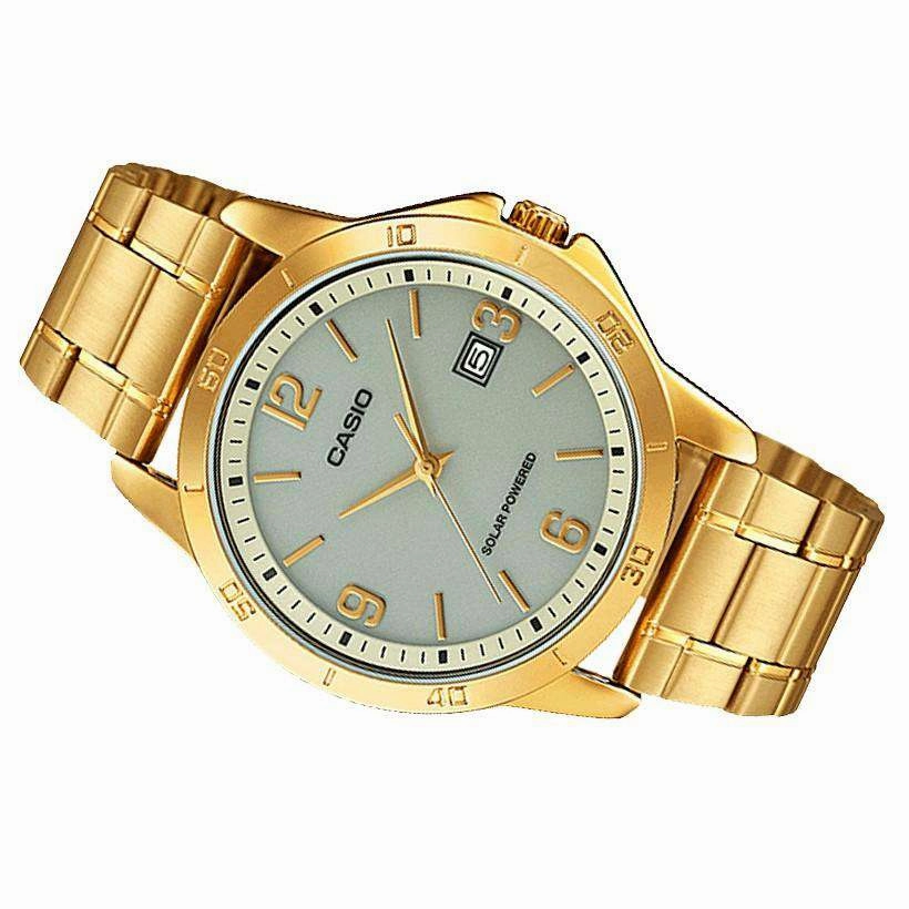 Casio MTP-VS02G-9A Gold Plated Watch for Men