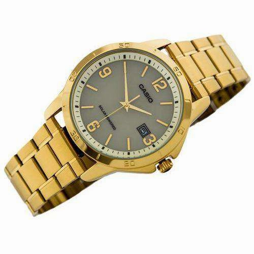 Casio MTP-VS02G-9A Gold Plated Watch for Men
