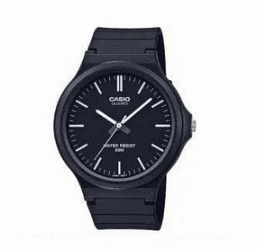 Casio MW-240-1EVDF Black Resin Strap Watch for Men
