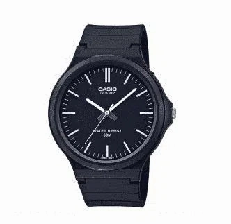 Casio MW-240-1EVDF Black Resin Strap Watch for Men