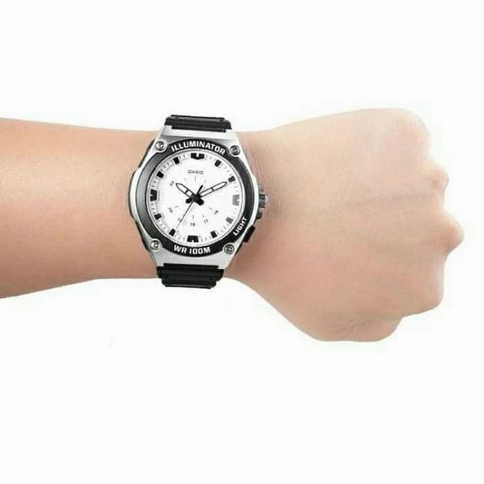 Casio MWC-100H-7AVDF Blue Resin Strap Watch for Men
