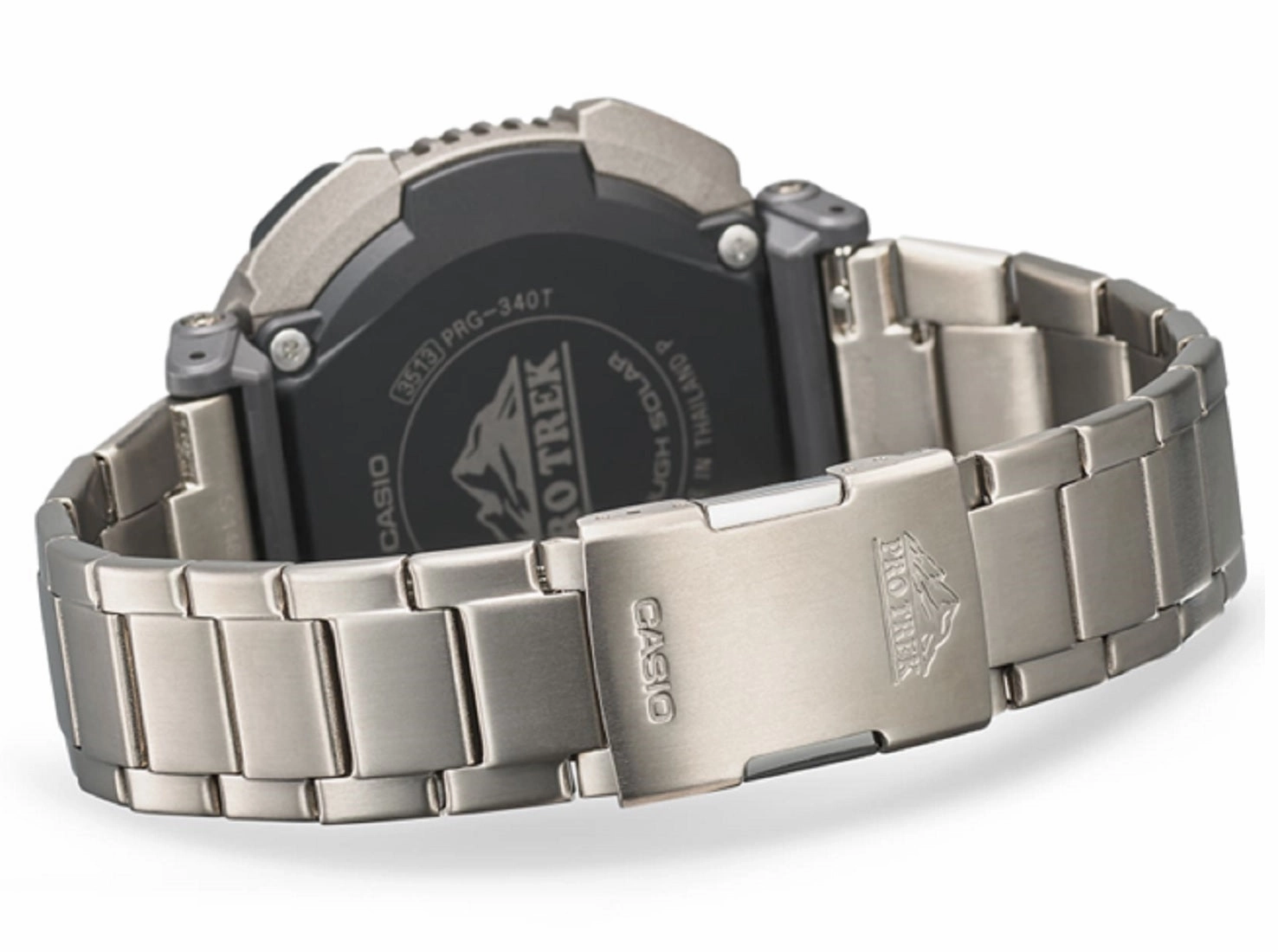 Casio Pro Trek PRG-340T-7DR Digital Stainless Steel Strap Watch For Men
