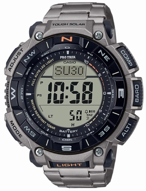 Casio Pro Trek PRG-340T-7DR Digital Stainless Steel Strap Watch For Men