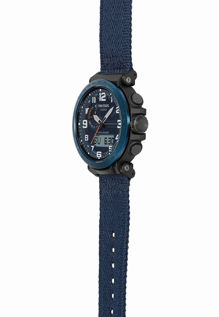 Casio Pro Trek PRG-601YB-2DR Digital Analog Nylon Strap Solar Watch For Men