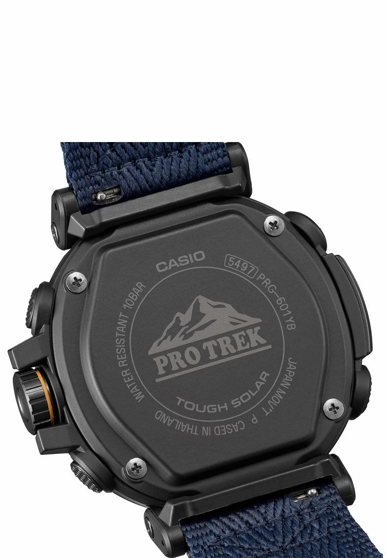 Casio Pro Trek PRG-601YB-2DR Digital Analog Nylon Strap Solar Watch For Men