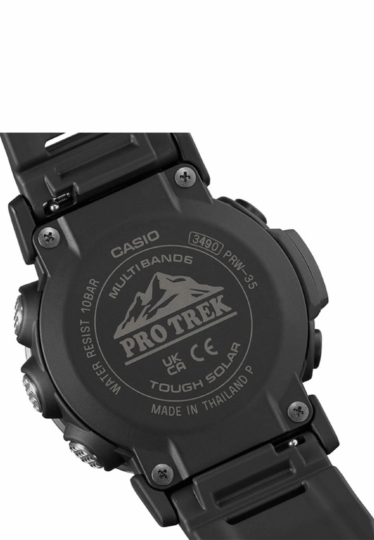 Casio Pro Trek PRW-35-1A Digital Rubber Strap Watch For Men