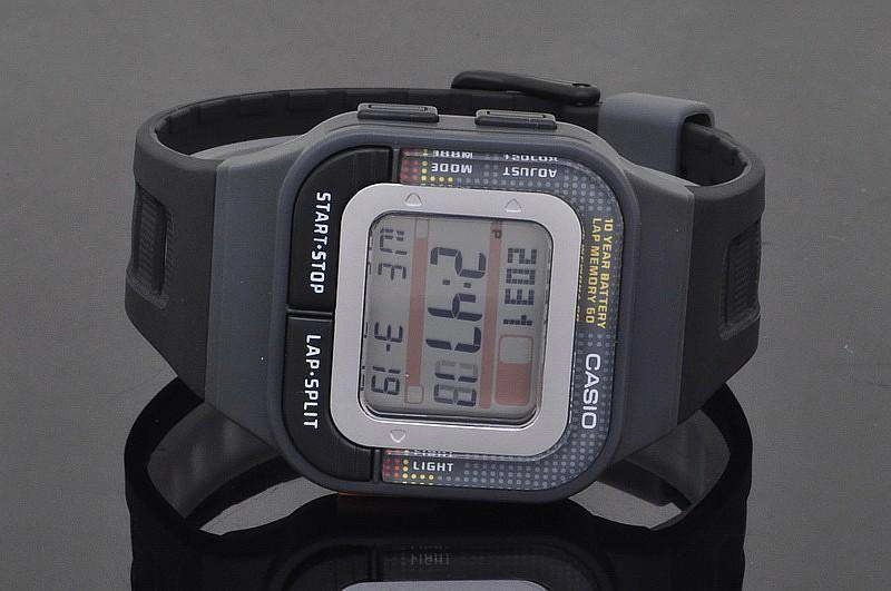 Casio SDB-100-1ADF Digital Black Resin Strap Watch for Men