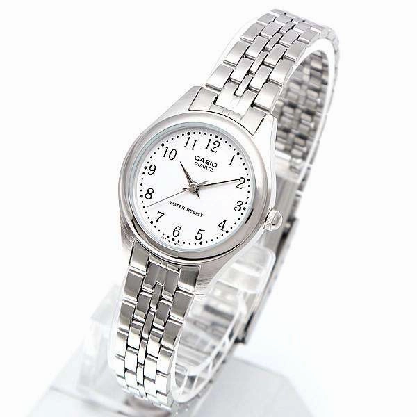 Casio Standard LTP-1129A-7BRDF Silver Stainless Steel Strap Watch for Women