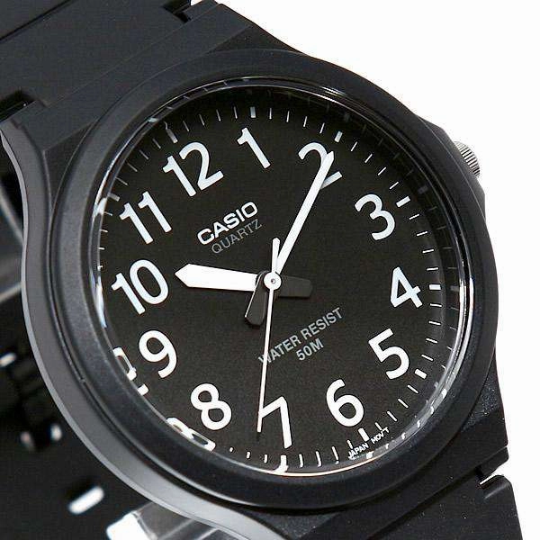 Casio Standard MW-240-1BVDF  Black Resin Strap Unisex Watch