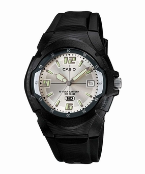 Casio Standard MW-600F-7AVDF Black Resin Strap Watch for Men