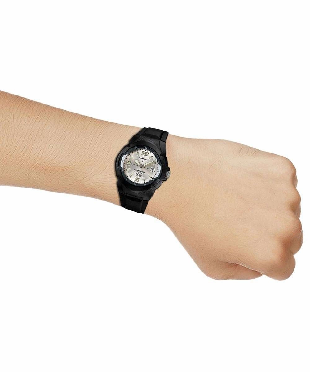 Casio Standard MW-600F-7AVDF Black Resin Strap Watch for Men