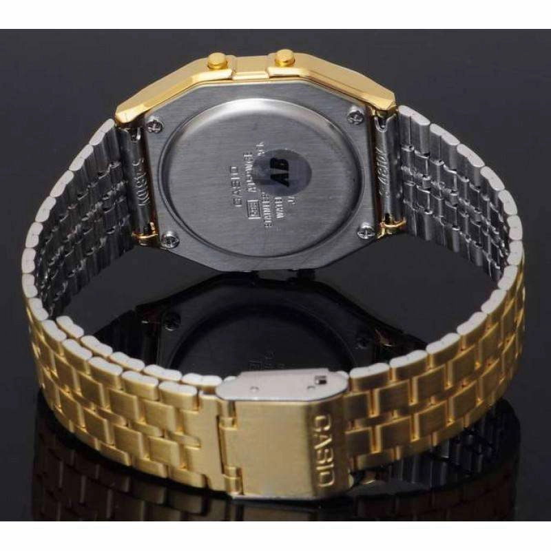 Casio Vintage A159WGEA-1D Gold Plated Watch for Men and Women