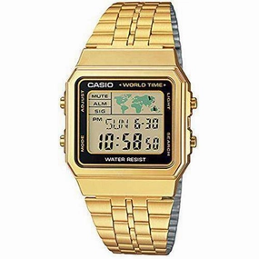 Casio Vintage A500WGA-1D Gold Plated Watch Unisex