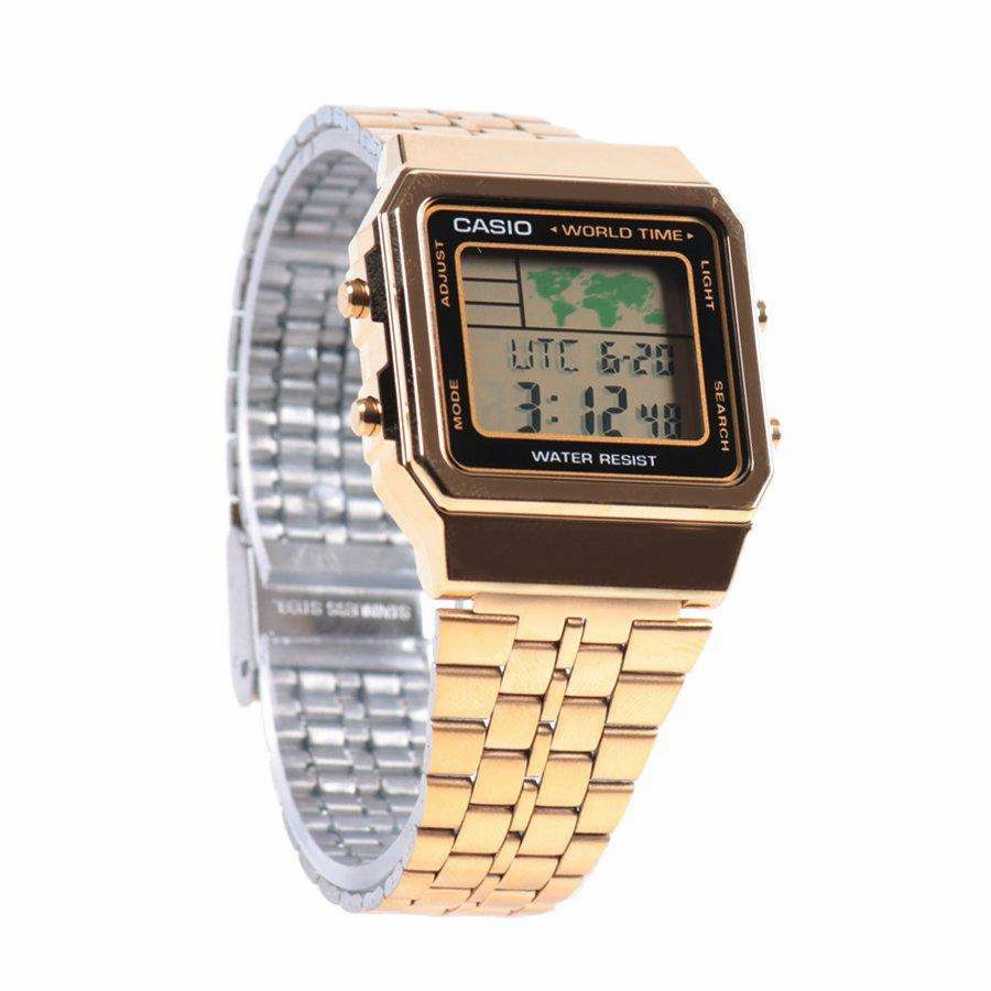 Casio Vintage A500WGA-1D Gold Plated Watch Unisex