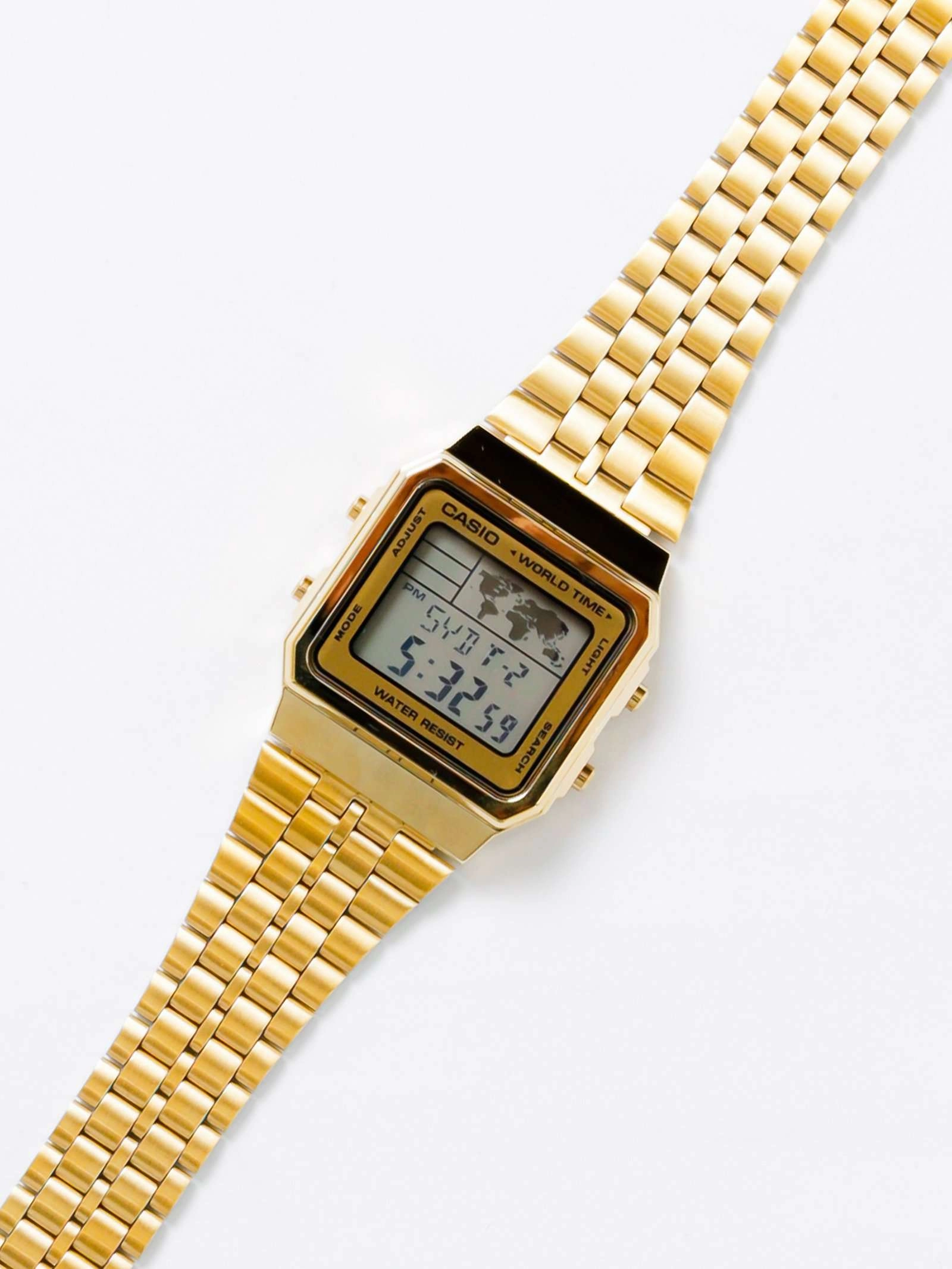 Casio Vintage A500WGA-9D Gold Plated Watch Unisex
