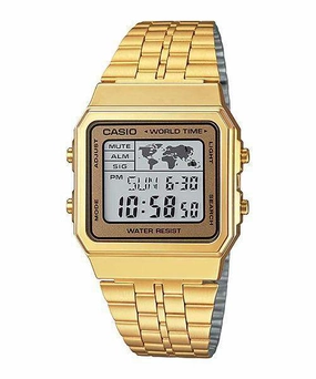 Casio Vintage A500WGA-9D Gold Plated Watch Unisex