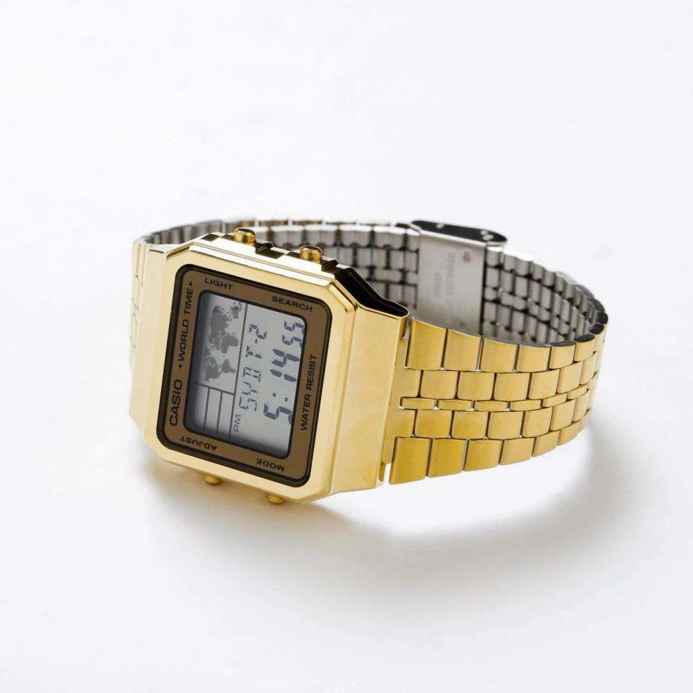 Casio Vintage A500WGA-9D Gold Plated Watch Unisex