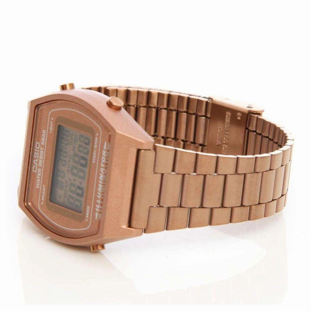 Casio Vintage B640WC-5A Rose Gold Watch for Men and Women