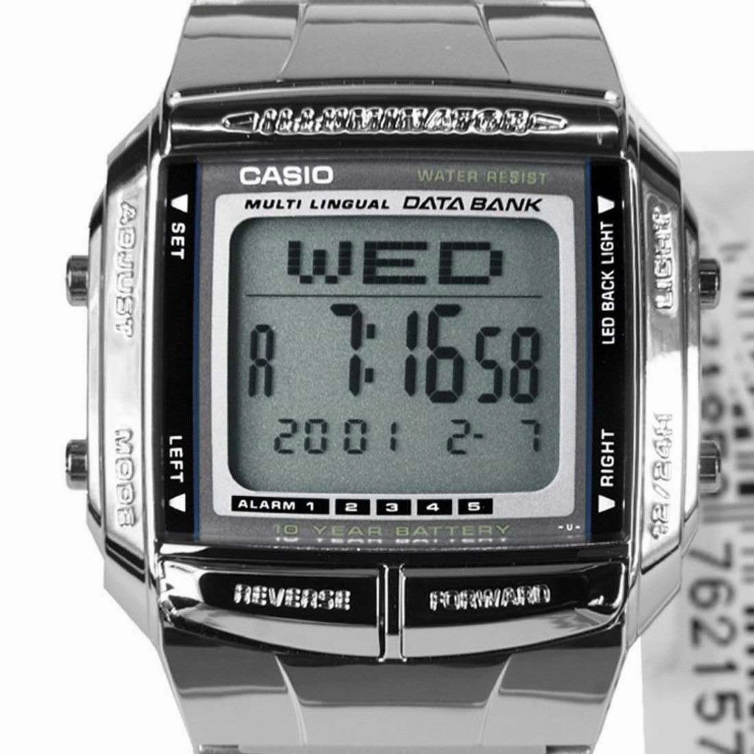 Casio Vintage DB-360-1A Silver Stainless Watch For Men and Women