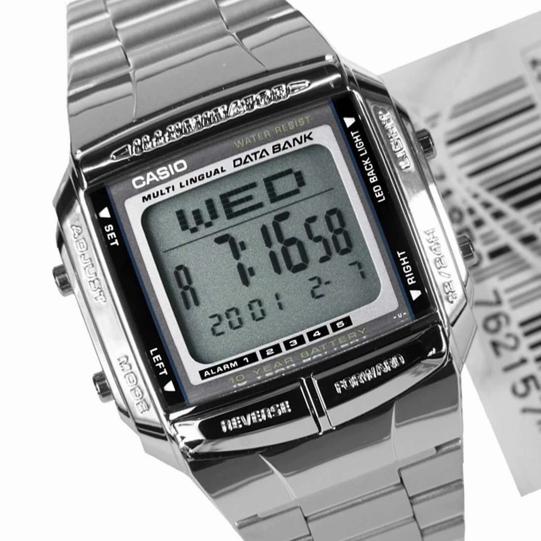 Casio Vintage DB-360-1A Silver Stainless Watch For Men and Women