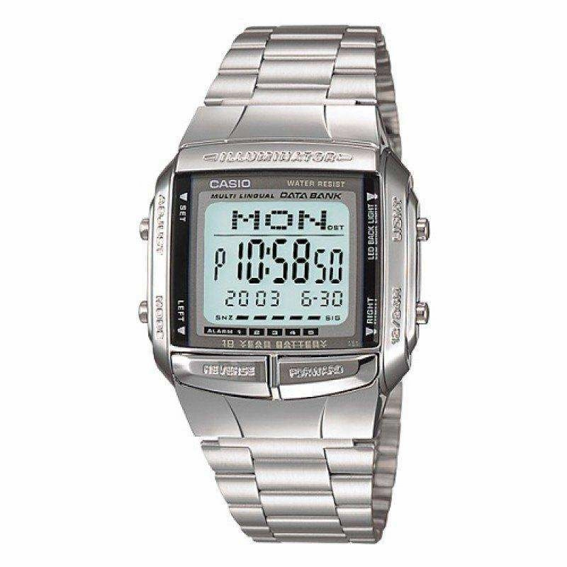 Casio Vintage DB-360-1A Silver Stainless Watch For Men and Women