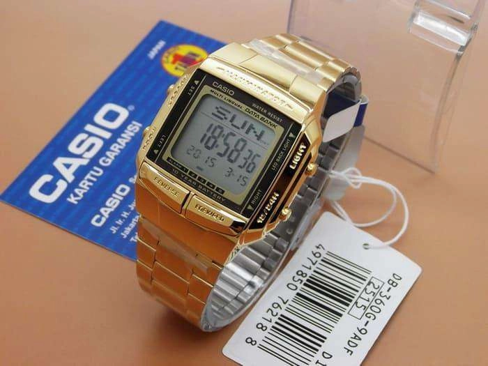 Casio Vintage DB-360G-9A Gold Plated Watch For Men and Women