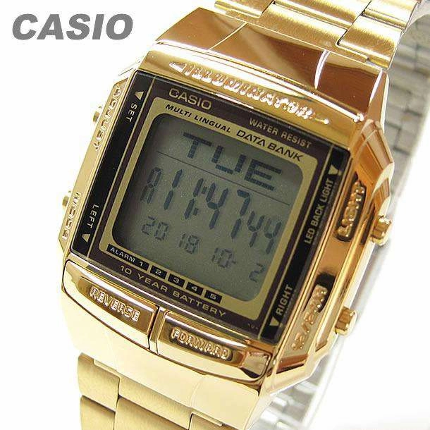 Casio Vintage DB-360G-9A Gold Plated Watch For Men and Women