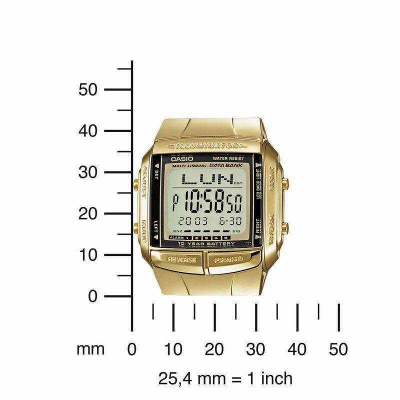 Casio Vintage DB-360G-9A Gold Plated Watch For Men and Women