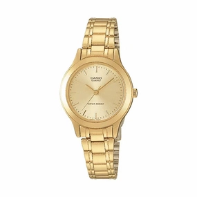 Casio Vintage LTP-1128N-9ARDF Women's Gold Stainless Watch for Women