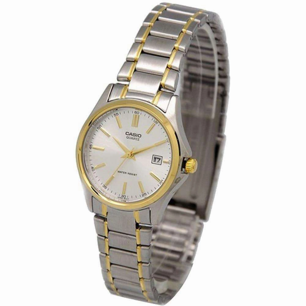 Casio Vintage LTP-1183G-7A Silver/Gold Plated Watch for Women