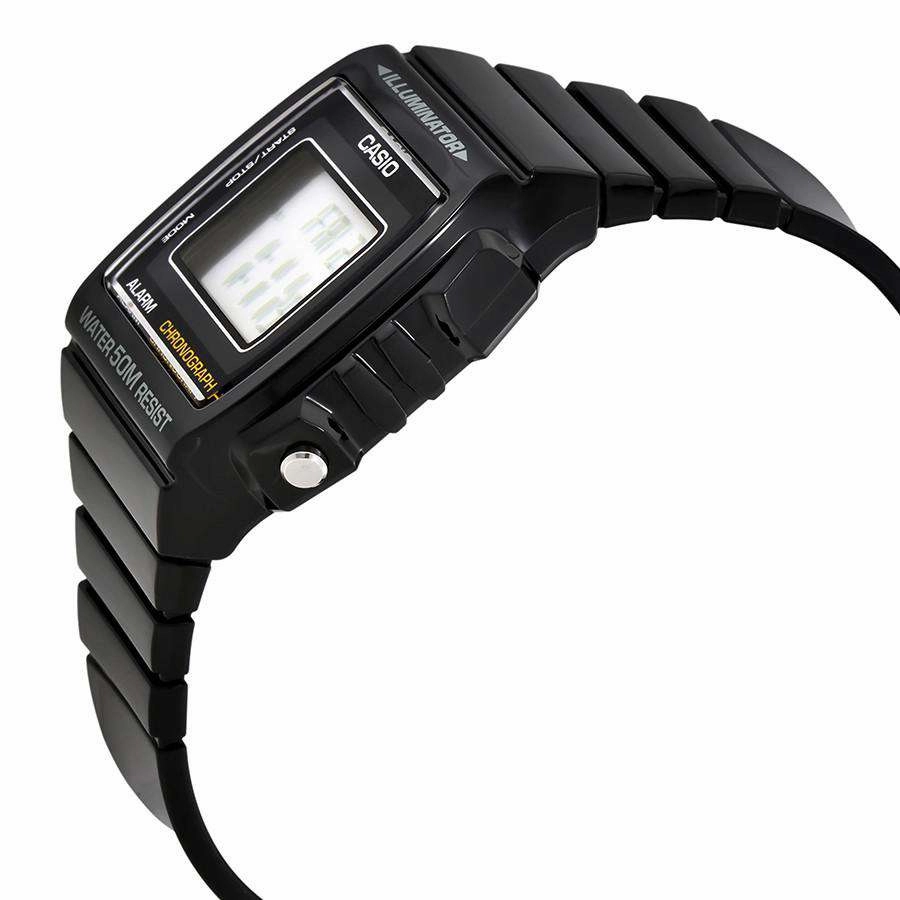 Casio W-215H-1A Black Resin Watch for Men and Women