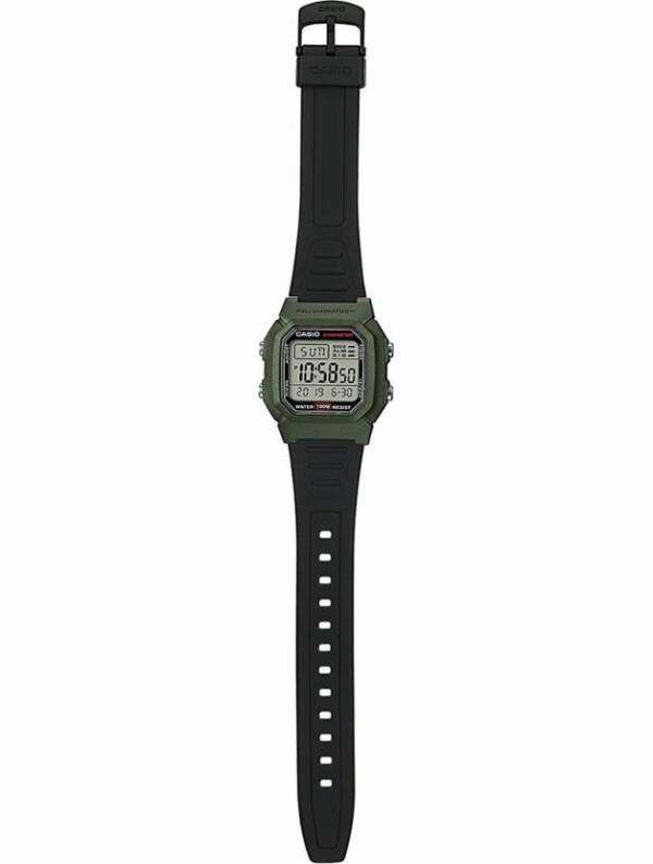 Casio W-800HM-3AVDF Black Resin Watch for Men and Women