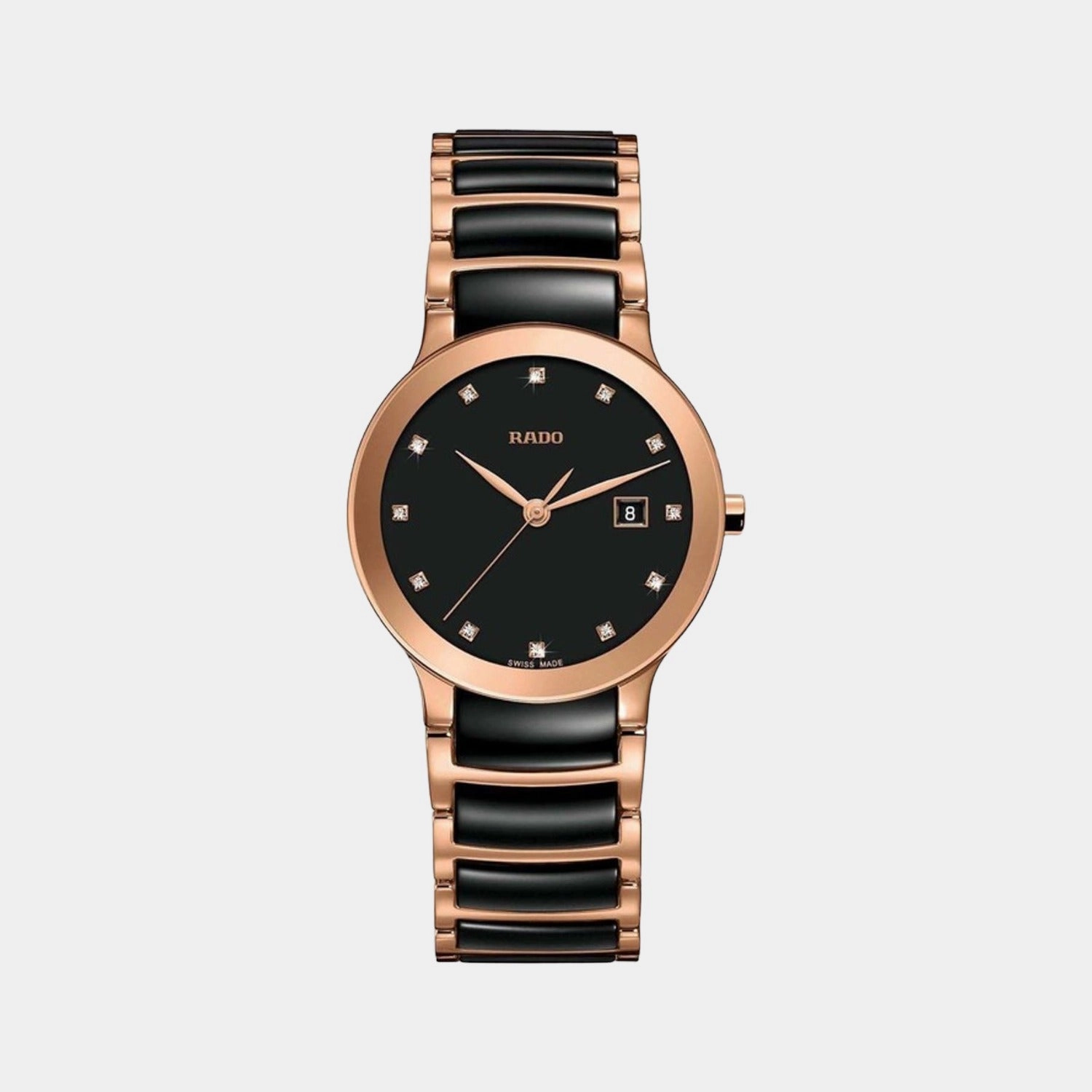 Centrix Women Quartz Black Dial Analog Stainless Steel Watch R30555732