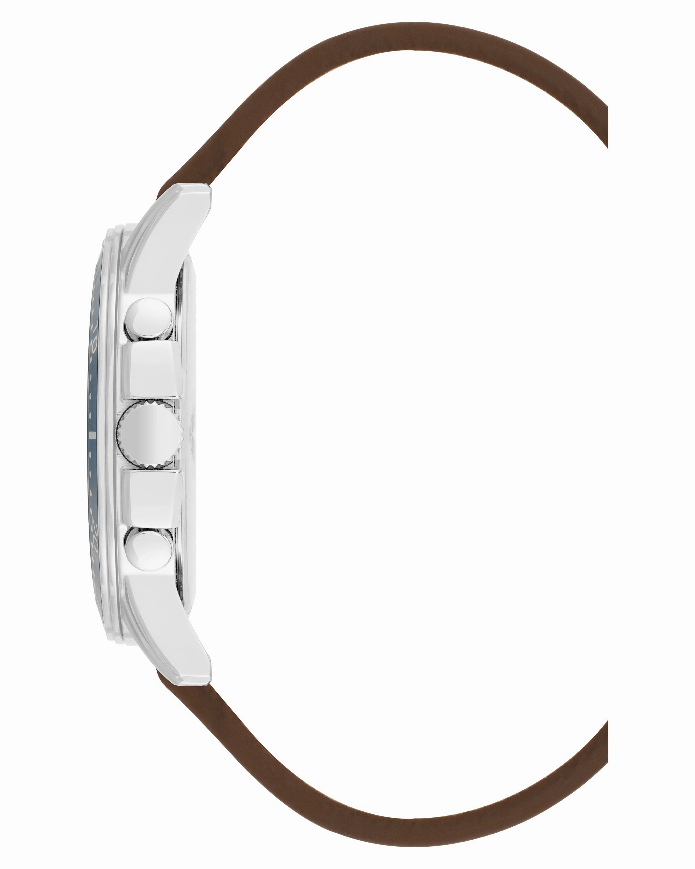 Charles | 45mm, Saddle Brown/Blue