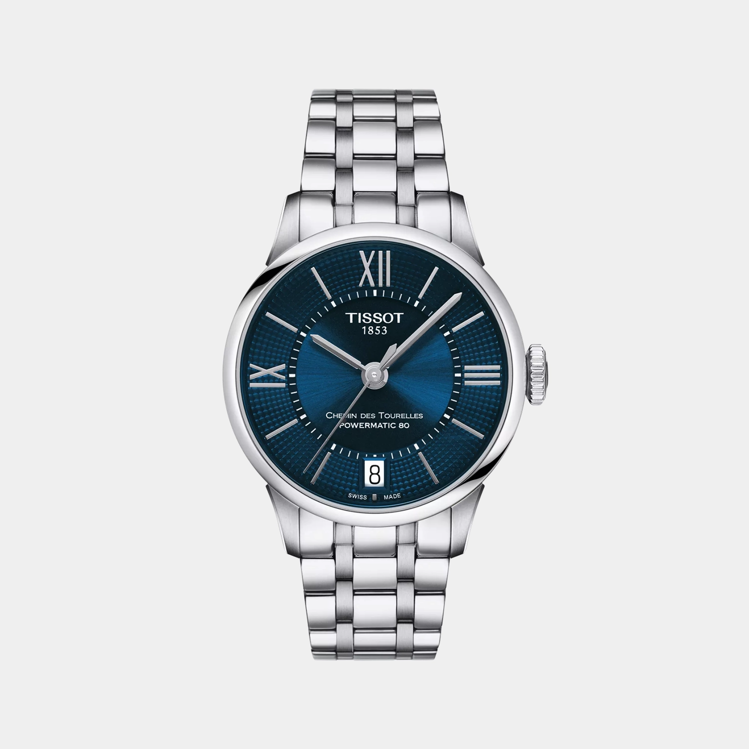 Chemin Des Tourelles T-Classic Women Analog Blue Dial Automatic Stainless Steel Watch T0992071104800
