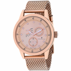 Christian Van Sant Men's Watch - Rio Quartz Rose Gold Tone Dial Bracelet | CV8719