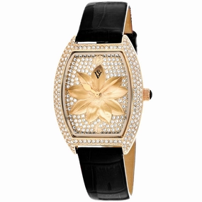 Christian Van Sant Women's Lotus Rose Gold Dial Watch