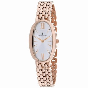 Christian Van Sant Women's Lucia Silver Dial Watch