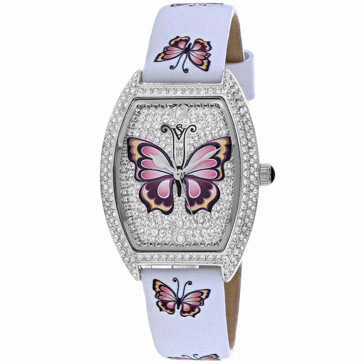Christian Van Sant Women's Papillon Silver Dial Watch