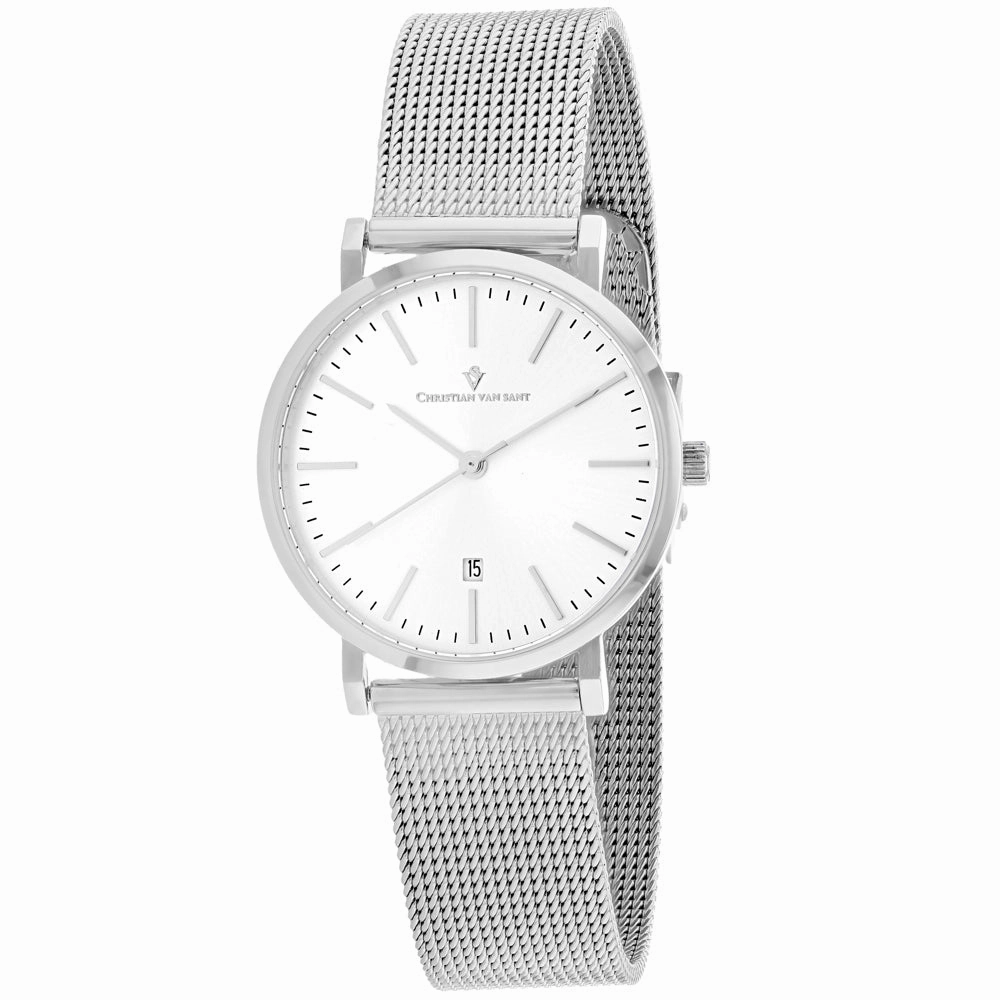Christian Van Sant Women's Silver dial Watch