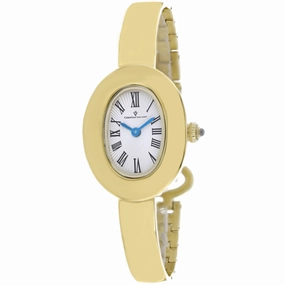 Christian Van Sant Women's Watch - Anora Silver Dial Yellow Gold Bracelet | CV4334