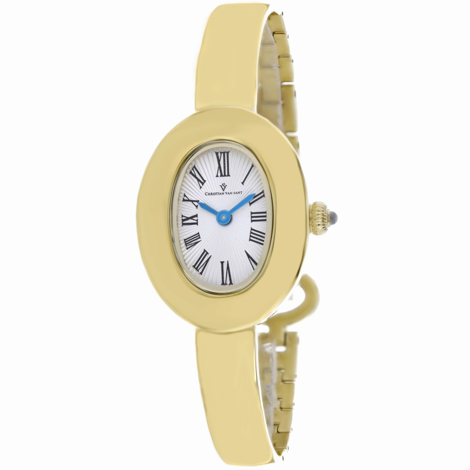 Christian Van Sant Women's Watch - Anora Silver Dial Yellow Gold Bracelet | CV4334