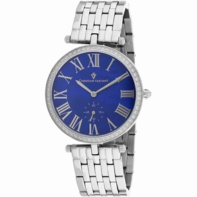 Christian Van Sant Women's Watch - Hush Silver Stainless Steel Bracelet | CV0291