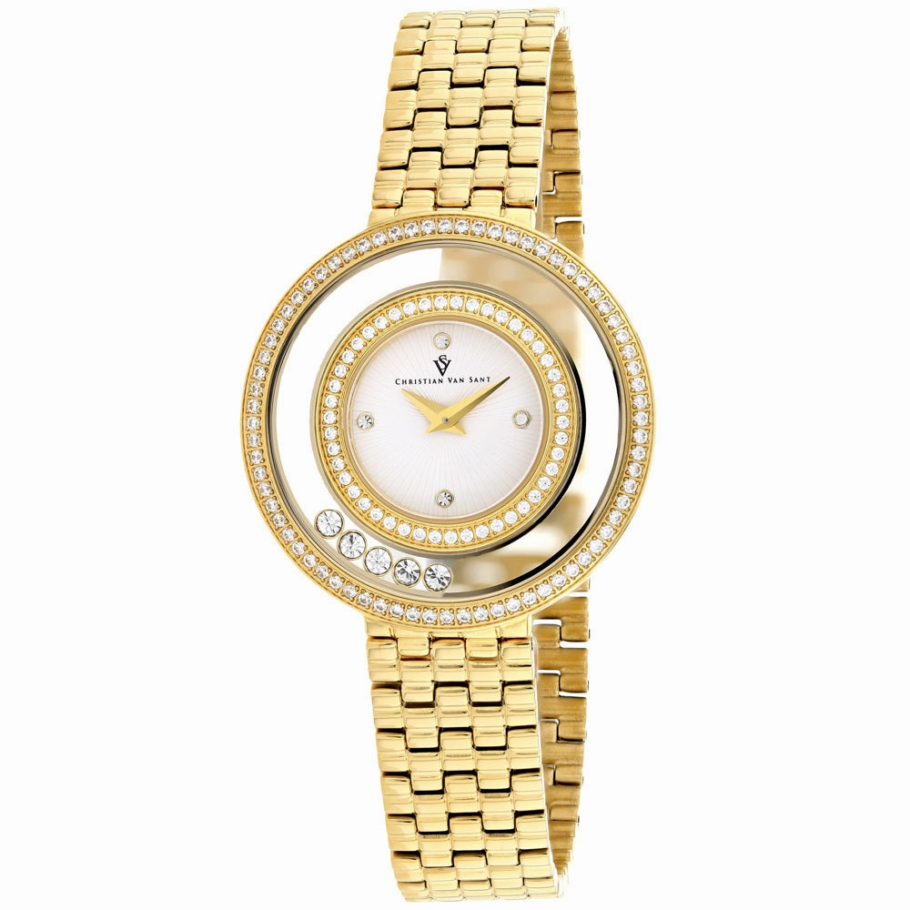 Christian Van Sant Women's White dial Watch